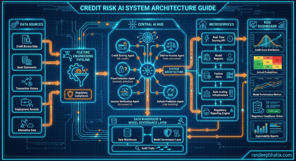 Credit Risk Modelling System Credit Risk Modeling System Architecture | AI Architecture | Randeep ...